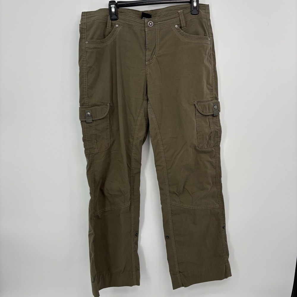 Kuhl Olive Green Hiking Pants Women's Size 12 Reg Outdoor Workwear Travel